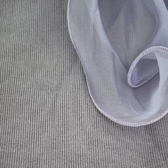 Chicwish Elegant Lavender Sweater with Bow Detail NWT - Picture 4 of 4